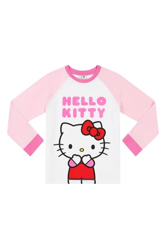 Hello Kitty Girls Long Pyjama Set Kids PJ's