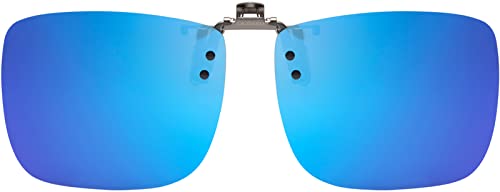 Image of CAXMAN Polarized Clip On Sunglasses Over Prescription Glasses for Men Women UV Protection