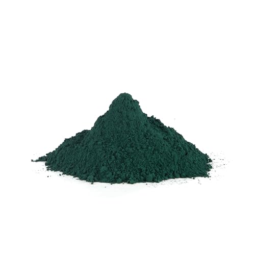 Hanse Pro Eisenoxid Farbpigmente Grün – UV-stabile & umweltfreundliche Pigmentfarbe für Beton, Putz, Mörtel & DIY – Wetterfest & langlebig – Farbpulver für Garten, Haus & Bau