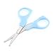 Aexit Blue Plastic Hand Tools Handle Nose Trimmer Sew Cutting Scissors Shears & Scissors 100mm Long