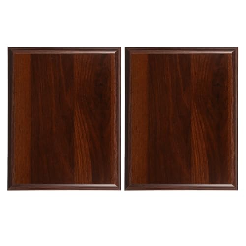 Plaque de récompense en bois de noyer 2pcs, la solution Didiseaon pour trophée personnalisé DIY