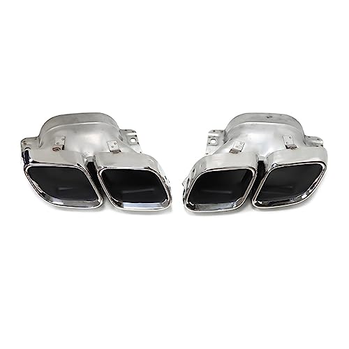 Silencieux pour Benz C63 W206 s206 2022 double embout échappement quad buse silver