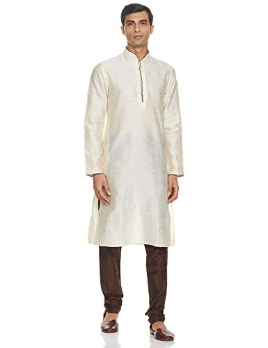Image of Ethnix by Raymond Men's Synthetic Kurta Pyjama