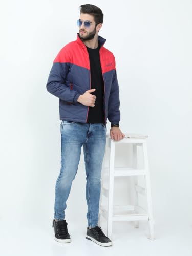 Image of Ryker Regular Fit Polyester Men's Jacket Full Sleeve Zipper Jacket for Men's