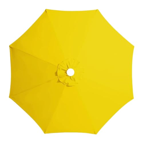 Sombrilla de jardín y patio al aire libre, sombrilla de mesa impermeable de 9 pies para terraza, patio trasero y uso junto a la piscina, Amarillo., 2.0m*6