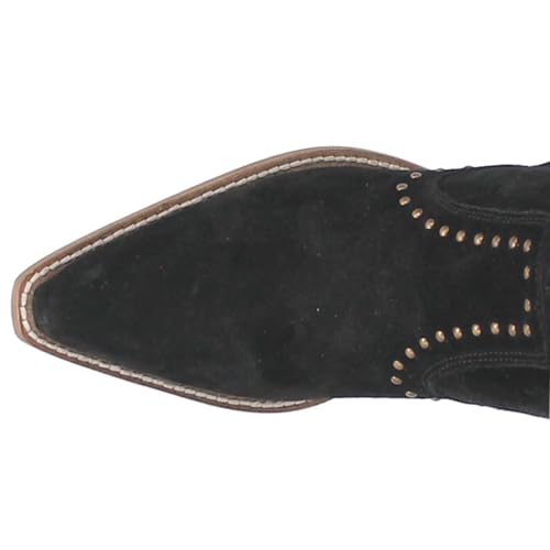 Dingo Boots Women's Classy N' Sassy Fashion Boot, Black Suede, 114