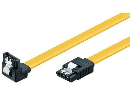 Goobay 95022 - Cavo Dati Per Pc, 6 Gbit, Clip 90°, 0,7 M