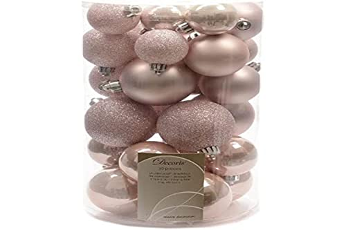 Palline Di Natale Rosa Antico