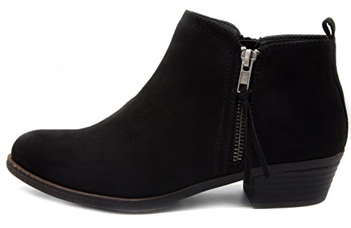 Rampage Women's Tarragon Ankle Bootie Black Fx SDE 7.5 - Thumbnail 3