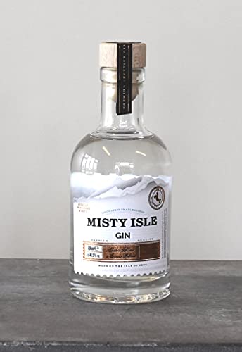 Misty Isle Gin 0,2 l - 41,5% Vol. Alc. - In der Nase nehmen wir eine angenehme, dezente Zimtnote wahr - Subtile Aromen…