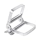 Gotetiso Tubenquetscher Metall Tubenausdrücker Tube Press Tube Squeezer Tubenpresse Zahnpasta Quetscher Zahnpasta Squeezer Zahnpastaspender aus Edelstahl Tubenquetscher für Alle Tube Silber