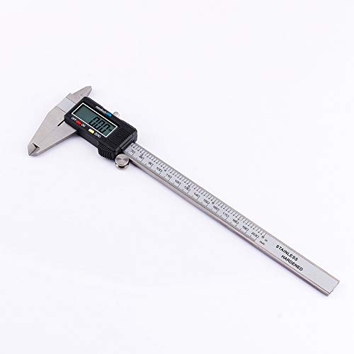 Pie de Rey Digital 0-200mm, Calibrador Paquimetro Micrometro, Acero Inoxidable con Pantalla LCD - Medición Precisa, Fácil Lectura, Ideal para Piezas Pequeñas y Uso Industrial
