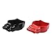 4PCS Battery Terminal Rubber Covers for Car, Motorcycle, RV, Boat - Red & Black PVC Protective for Positive and Negative Terminals
