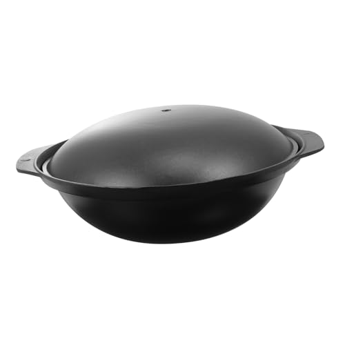 MAGICLULU Casseruola in Alluminio da Cm Piccola Pentola in Terracotta Set per Cucinare Il Riso in Modo Sano