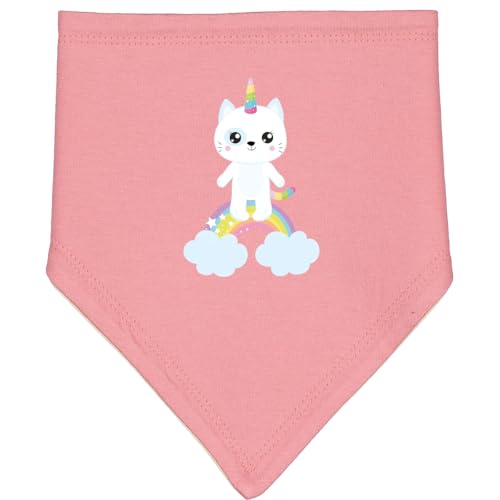 inktastic Unicorn Cat, Cute Cat, Little Cat, Rainbow, Stars Baby Bandana Bib