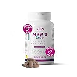 HSN Multivitamínico Especial Hombre | 120 Tabletas | 1 Tableta al Día = 13 Vitaminas + 8 Minerales + Licopeno Microencapsulado (Suministro 4 Meses) | No-GMO, Sin Gluten ni Lactosa