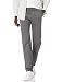 Haggar Men's City Chino Stretch Slim Fit Flex Waistband Flat Front Pant, Medium Grey, 32x30
