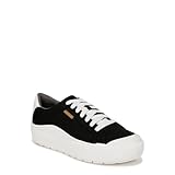 Dr. Scholl's Womens Time Off Sneaker Black Canvas 9.5 M
