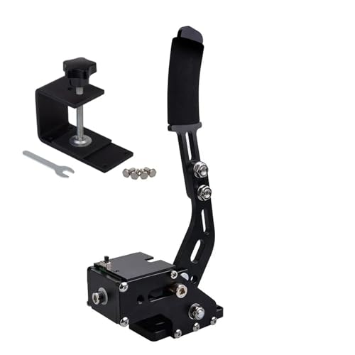 Freno de mano USB para PS4, PS5 y PC, compatible con el sistema de frenos Logitech G25/G27/G29 T500, pieza para juego de carreras(With bracket)