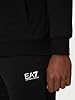 EA7 Emporio Armani Tuta Uomo Core Identity in Cotone con Cappuccio 8NPV63PJVRZ 8058997877510 - Nero Nero Argento 1200 #5