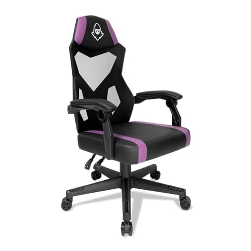 Cadeira Gamer Mancer Sektor | Reclinável até 130° | Apoio de Braço Sincronizado | Preto e Roxo | MCR-SKR-BP01