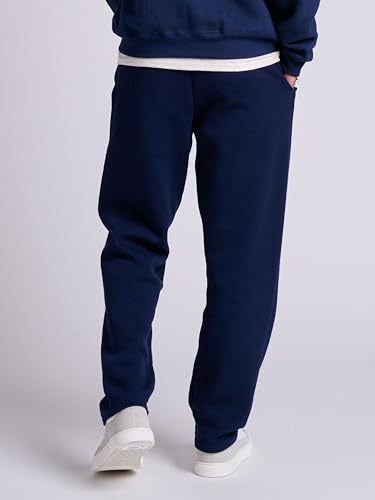 Image of Russell Athletic Men's Dri Power Fleece Open Bottom Sweatpants with Pockets, Relaxed Fit, Moisture Wicking