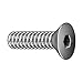 Unbrako 1106302 Class 12.9 Alloy Steel Socket Cap Screw, Black Oxide Finish, Flat Head, Hex Socket Drive, Meets ANSI B1.13M, Right Hand Threads, M10-1.5 Thread Size, 45 mm Length, Fully Threaded (Pack of 100)