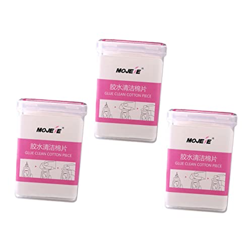 IWOWHERO De Limpieza Para Adhesivo De Extensión De Pestañas De Paño Para Limpiar Residuos De Pegamento Perfectas Para Técnicas De Belleza y Cuidado De Pestañas