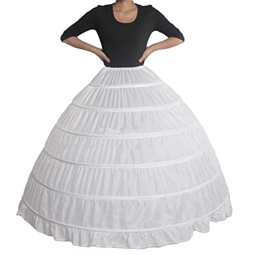 6 Ringe Unterröcke - Brautkleid Petticoat Unterrock Reifrock Petticoat Kleid Hochzeit Petticoat Reifrock Für Hochzeitskleider Ballkleider...