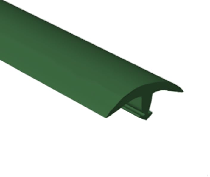 Roppe Super Snap Down Edge Profile #179, Parsley, 5/8' H X 12' L X 1-7/8' W (5 Pieces)