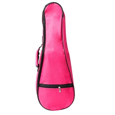 Image of Ukulele Case with 5MM Sponge Padding Adjustable Shoulder Strap 21 Inch (21, Red)