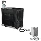 Welding Machine Cover with Zipper,Heavy Duty 600D Waterproof Welding Cart Cover,Welder Covers for Welder Models TIG/MIG 240/230/MP250i/252/255.(40''L*16''W*32''H)