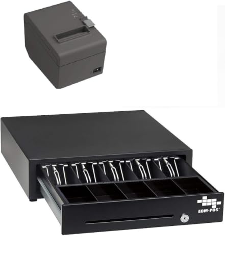 Image of Cash Drawer and Receipt Printer, for Square Stand and Register