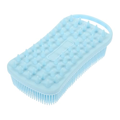 WOONEKY Shower Body Scrubber Boys and Girls Head Massager Hair Scalp Massager Gentle Washing Brush