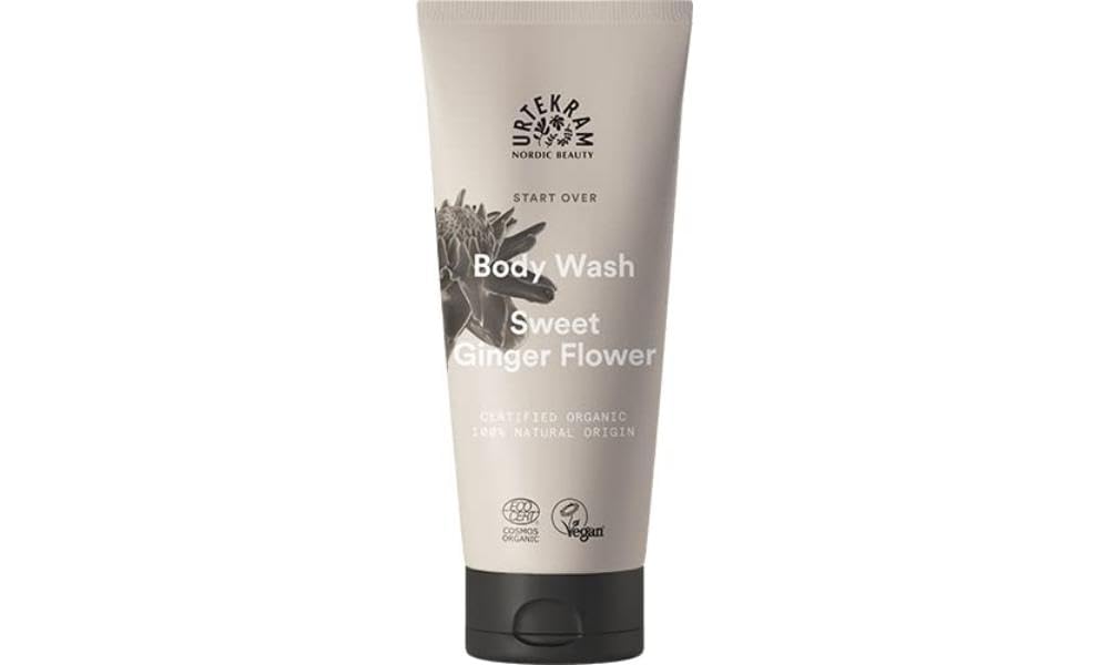 Urtekram Sweet Ginger Flower Gentle Shower Gel With Extracts From Aloe And Ginger 200 Ml