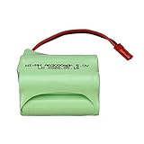 Batería de repuesto: Sí MeGgyc Batería AA de 6v 3000mAh para Coches RC Robots Barcos Batería de 6v AA 2400mah Paquete de batería Recargable de 6v redinsquare(Green)