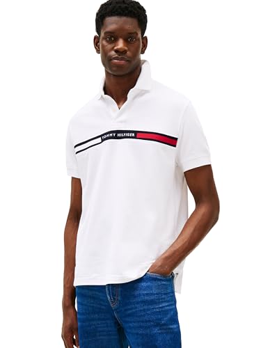 Image of Tommy Hilfiger Men's Short Sleeve Casual Polo Shirts in Regular Fit with Chest Logo Designs