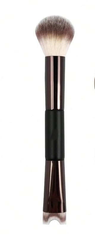 Double Head Foundation Make-Up Brush Nose Contour Brushe Soft Fiber Hair Brush for Nose Sculpting and Defining