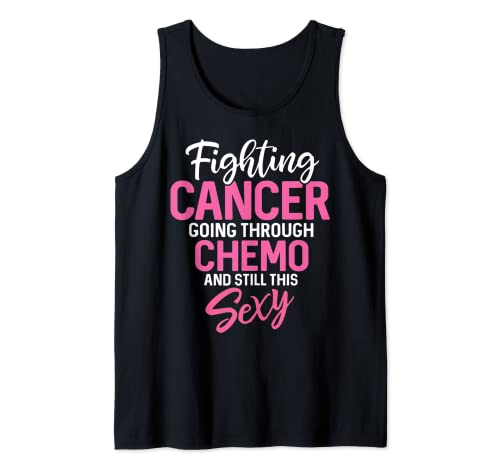 Lucha contra el cáncer pasando por la quimioterapia y aún así este sexy Camiseta sin Mangas