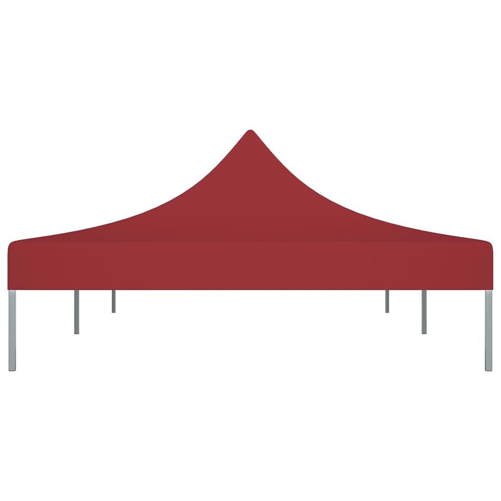 Tetto per Tendone per Feste,Gazebo campeggio Gazebo da giardino Robusto e durevole Adatto per esterni, campeggio, giardino, terrazza 6x3 m Rosso Borgogna 270 g/m²