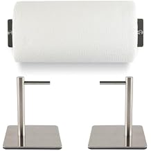 Magnetic Paper Towel Holder Stainless Steel Heavy Duty Steel Refrigerator Kitchen Fridge Bar Grill BBQ RV Stainless Steel, 1