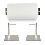 Picture of EHOMEA2Z Magnetic Paper Towel Holder Stainless Steel Heavy Duty Steel Refrigerator Kitchen Fridge Bar Grill BBQ RV (Stainless Steel, 1)