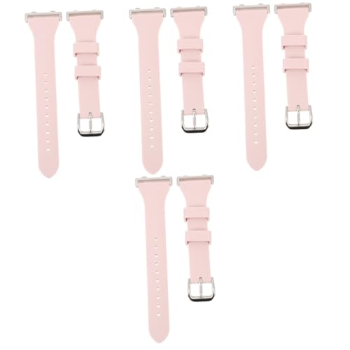 Angoily 4pcs Silicone Watch Band for Flexible and Strap Attachment Elegant Design for Casual Wear for Halloween Thanksgiving and Christmas