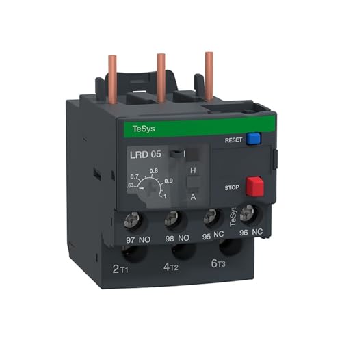 Relais de surcharge thermique LRD LRD056 triphasé pour protection moteur électrique