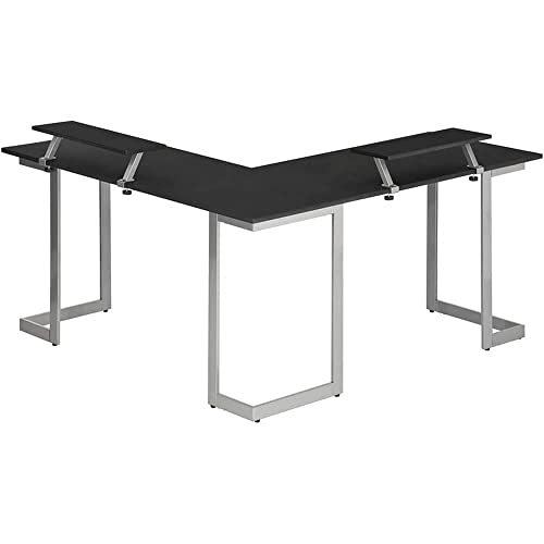 Techni Sport Warrior L-Shaped Gaming Desk With Mdf Panel, Computer Desk With Scratch Rust Resistance Steel Frame, Black #TOP3
