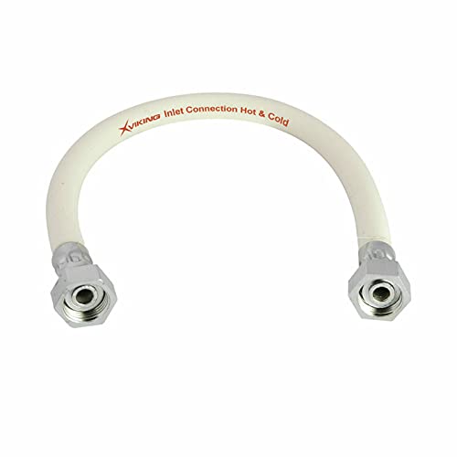 See full amazon price history chart for Viking White Connection Pipe – Brass Tail & CP Nut- Pack of 2 – 450mm (18”) PVC with Thread Size 15mm (1/2”), Inner Thread - Ideal for Plumbing Projects (pack of 2) Viking White Connection Pipe – Brass Tail & CP Nut- Pack of 2 – 450mm (18”) PVC with Thread Size 15mm (1/2”), Inner Thread - Ideal for Plumbing Projects (pack of 2) (B09HZLF111) Amazon Price History, Amazon Price Tracker