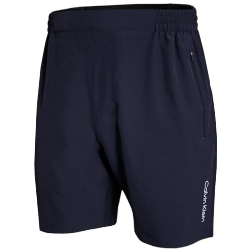 Calvin Klein Mens Versa Lightweight Shorts - Navy/Silver - XL
