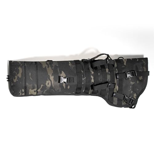 Alephnull Funda Táctica para Fusil Funda Blanda para Pistolas para Caza al Aire Libre (Negro CP)