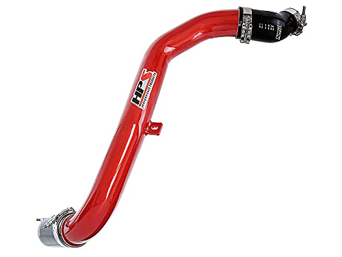 HPS Performance Red Intercooler Charge Hot Pipe Compatible for 2013-2017 Hyundai Veloster 1.6L Turbo, 17-106R