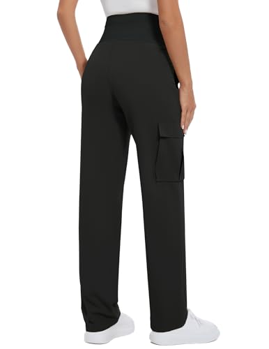 Glamix Women'S Maternity Cargo Pants With Four Pockets Over The Belly Scrub Pants Pregnancy Clothes thumb #4